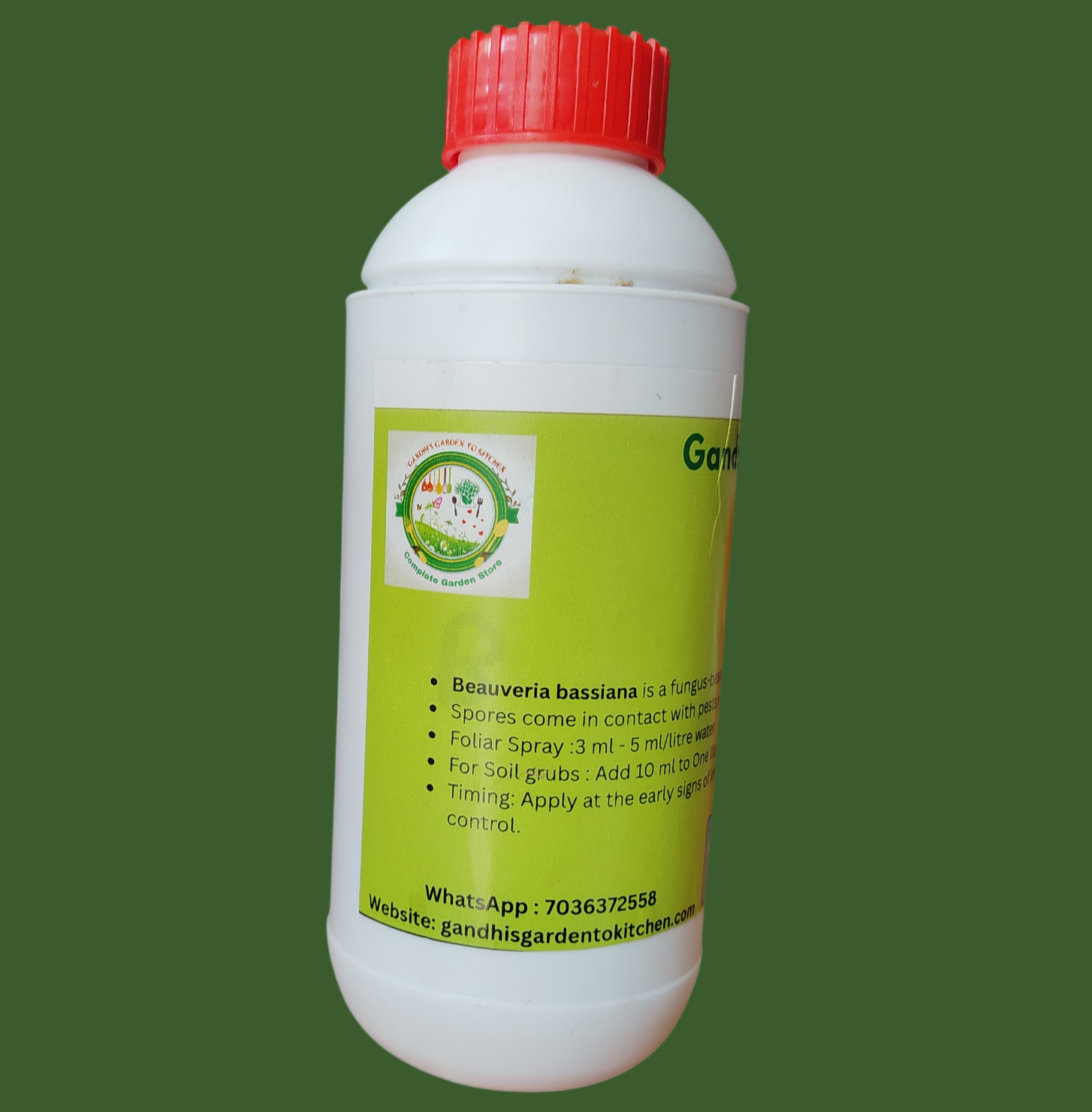 Beausect - Beauveria Bassiana Liquid (1 * 10^8 CFU/ml) - Effective Against Leaf Eating Insects