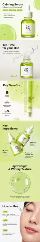 Beauty of Joseon - Calming Serum : Green tea + Panthenol