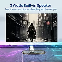 Portronics BEEM 470 MINI, 2000Lumens Bright 720P HD Smart LED Projector with all prime streaming apps and 3Watt Built In Speakers Portronics BEEM 470 MINI, 2000Lumens Bright 720P HD Smart LED Projector with all prime streaming apps and 3Watt Built In Speakers