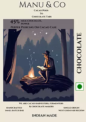 45% Milk Chocolate, Pepper