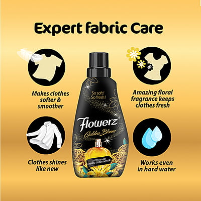 FLOWERZ | Golden Bloom Fabric Conditioner 18ML (Pack of 80)
