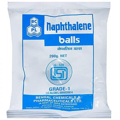 Bengal Chemical Napthalene Balls, 200 gm