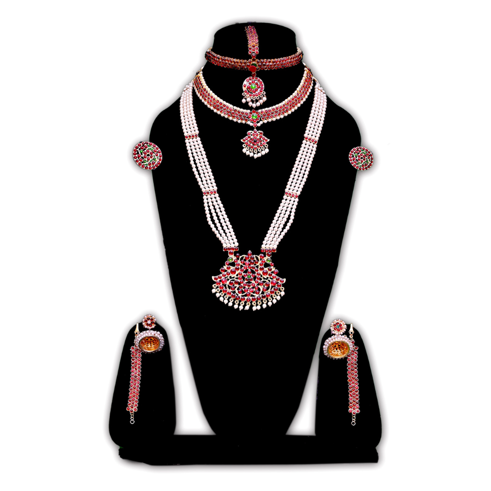 Bharatanatyam Jewellery Set with Laxmi Belt