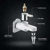 Superb Elite Bib Cock Nozzle With Flange