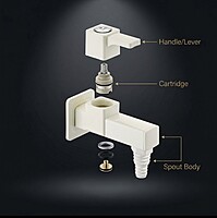 Ludo Bib Cock Nozzle With Flange