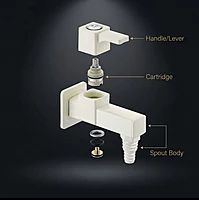 Ludo Bib Cock Nozzle With Flange