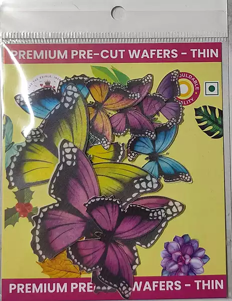 Edible Theme Topper Big and Small Mix Butterfly