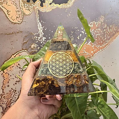 Wealth Resin Pyramid