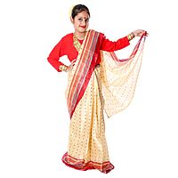 Bihu Dance Saree Fancy Dress Costume
