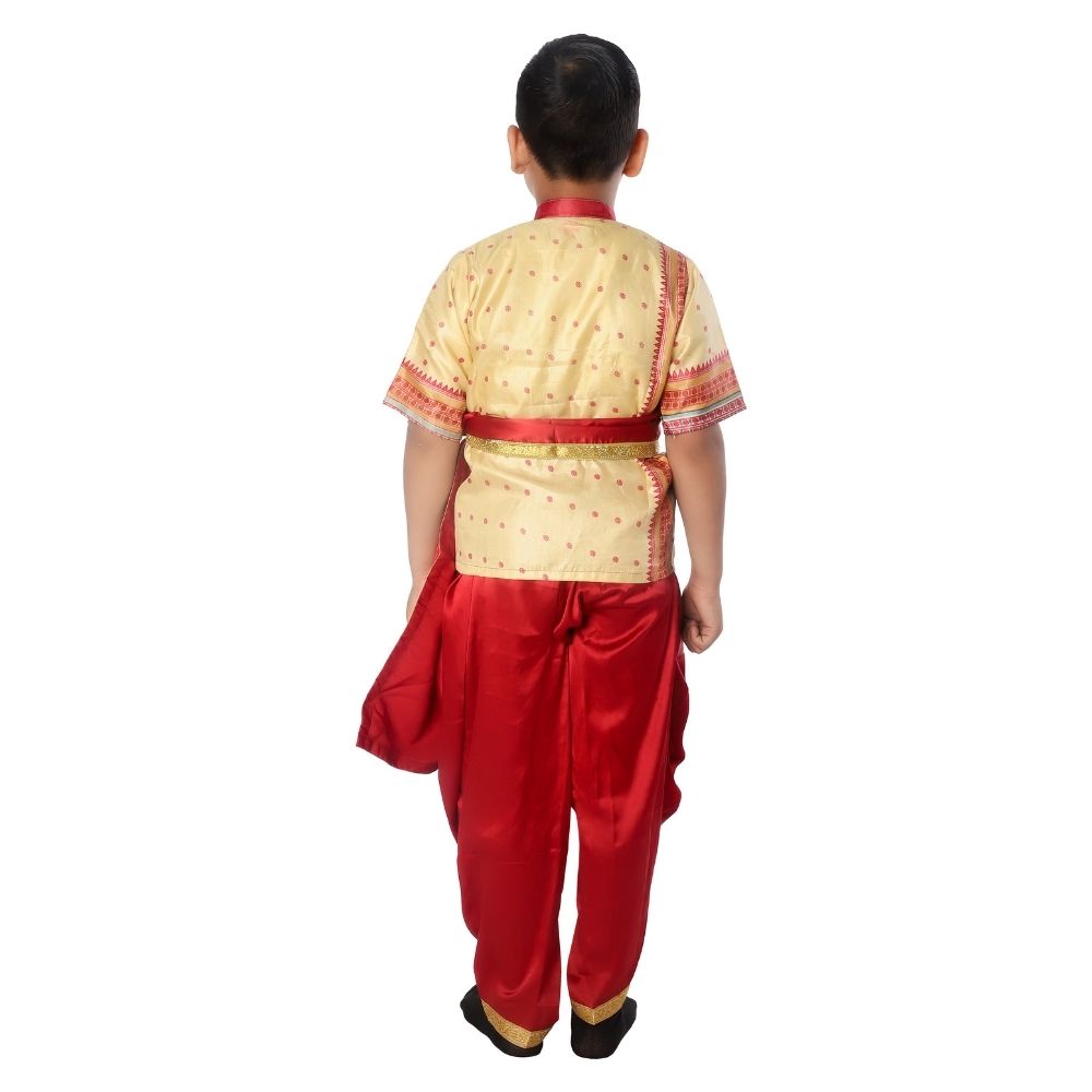 Boys Bihu Dance Fancy Dress Costume Boys Bihu Dance Fancy Dress Costume