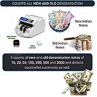 Bill Counter Slightly Damaged Cash Counting Machine/Currency Counting Machine | Latest Money Counter Note Counting Machine (All-in-One: INR, USD & EUR Currencies with Smart LED Detector) Bill Counter Slightly Damaged Cash Counting Machine/Currency Counting Machine | Latest Money Counter Note Counting Machine (All-in-One: INR, USD & EUR Currencies with Smart LED Detector)