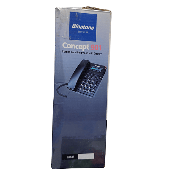 Binatone Concept 901 Corded Landline Phone – Caller ID | Clear Audio | Home & Office