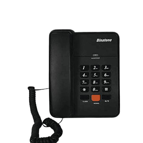 Binatone Spirit 111N Basic Corded Landline Phone – Clear Audio | Home & Office Use