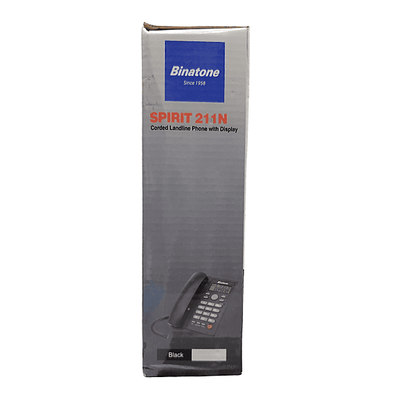 Binatone Spirit 211N Corded Landline Phone – Caller ID | Clear Audio | Home & Office