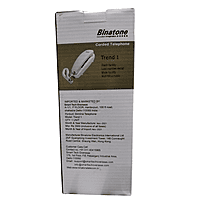 Binatone Trend 1 Corded Landline Phone – Caller ID Support | Clear Audio | Home & Office
