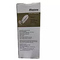 Binatone Trend 1 Corded Landline Phone – Caller ID Support | Clear Audio | Home & Office