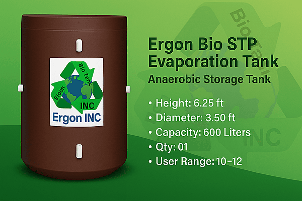 Bio STP Ergon Bio Evaporation Tank 6'25 ft