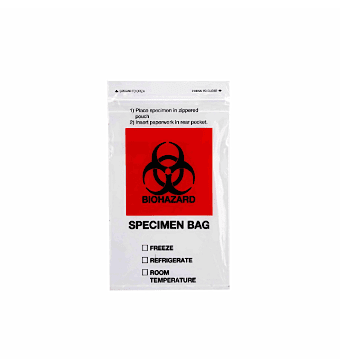 Biohazard Specimen Collection Bags