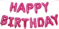 Birthday Foil Banner (Pink)