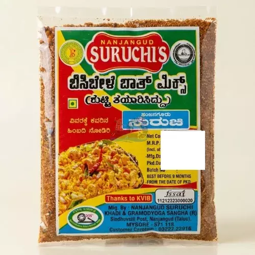 Suruchi Bisi Bele Bath Powder – 100g | Authentic Karnataka Flavor