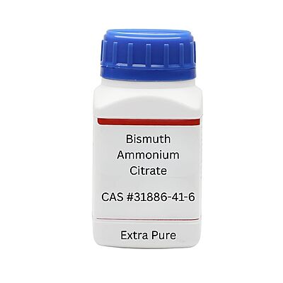 Bismuth Ammonium Citrate Extra Pure 100 gm CAS #5892?10?4