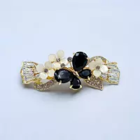 Black Butterfly Barrette