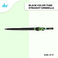 Black design Color Tube Straight Umbrella | (Pack of 6pcs) | INR 340/piece Black design Color Tube Straight Umbrella | (Pack of 6pcs) | INR 340/piece
