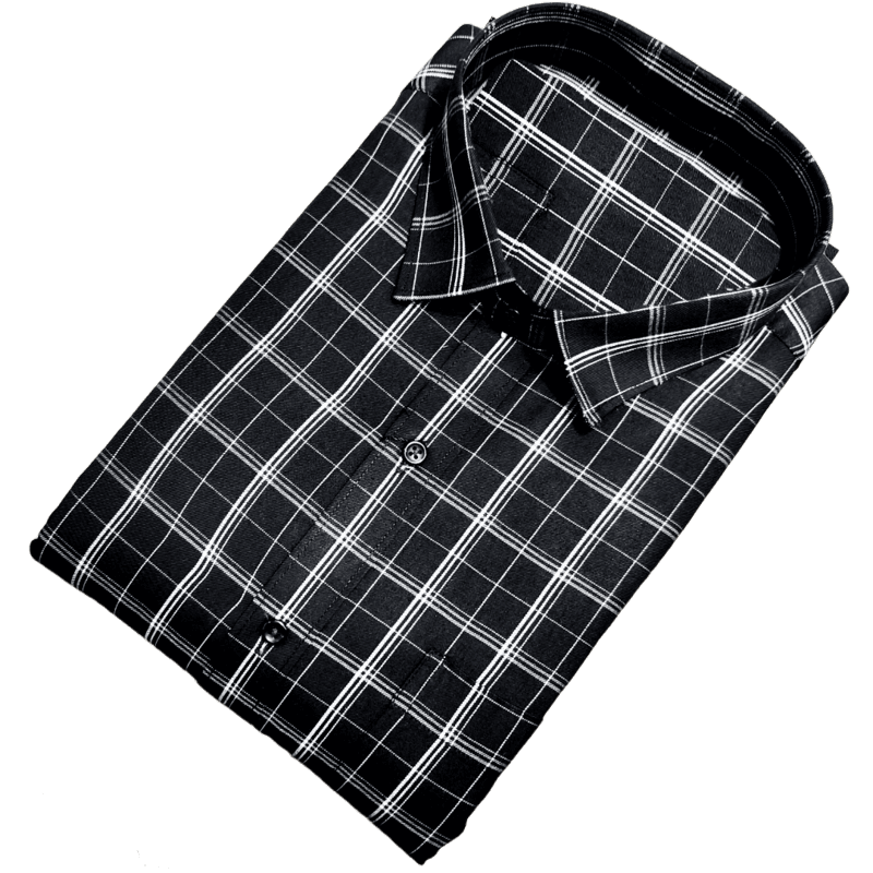 Black Checks Shirt