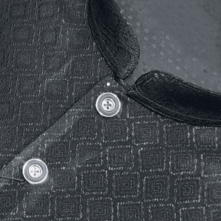 Black Designer Jodhpuri Shirt