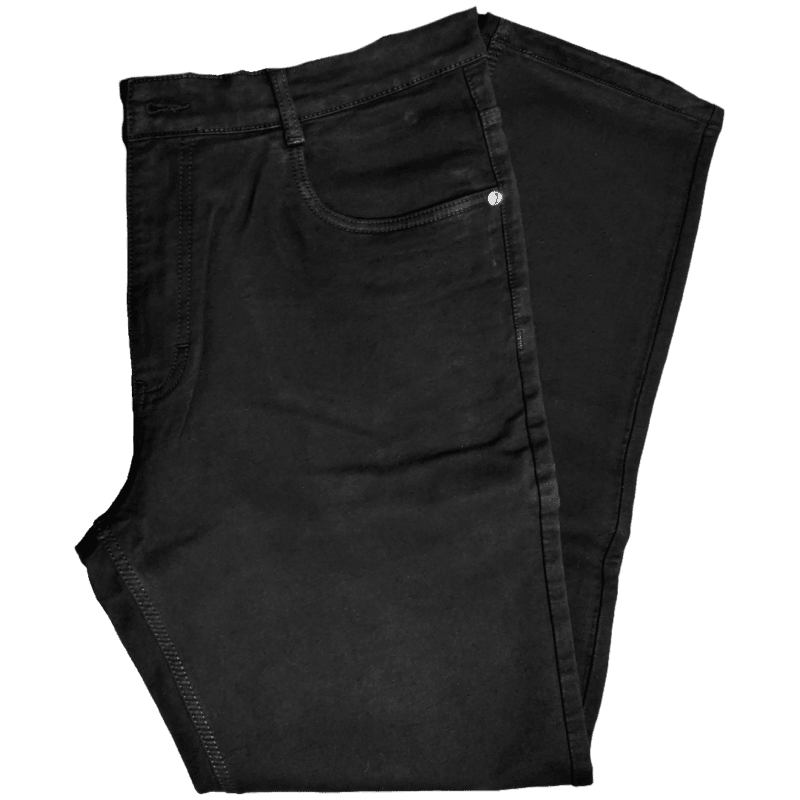 Black Plain Jeans