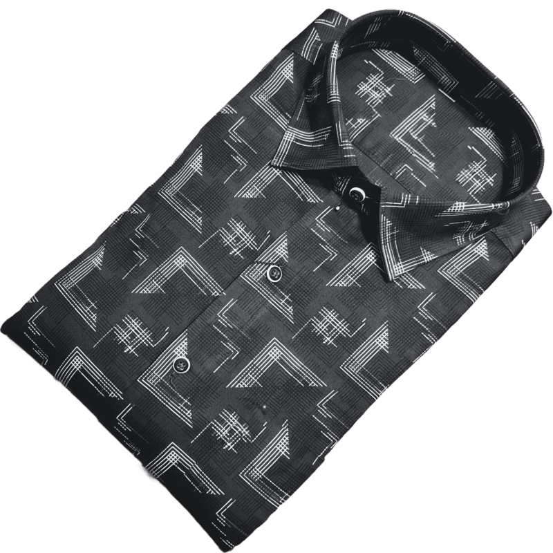 Black Printed Shirt