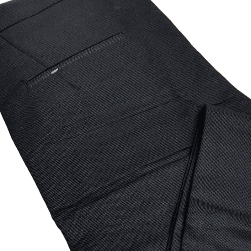 Black Self Design Pant