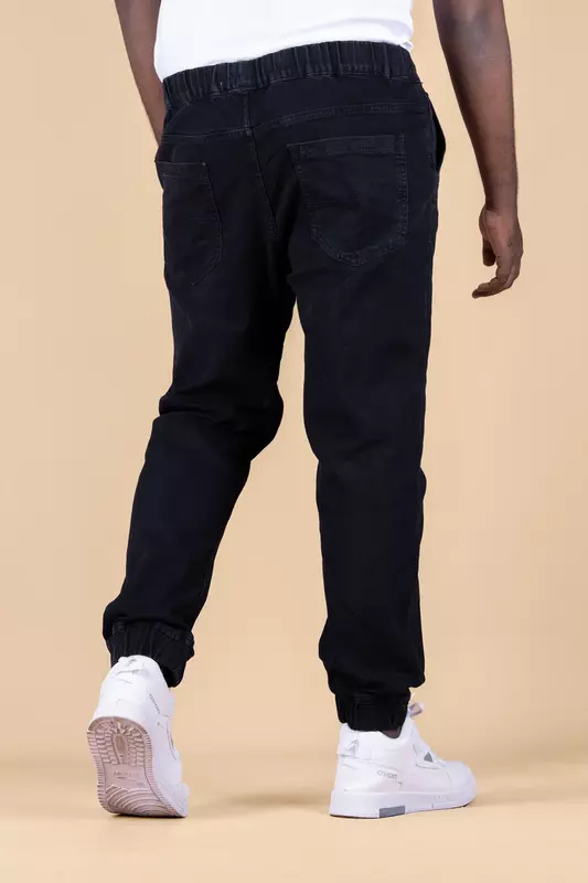 Men's Denim Joggers - Grey