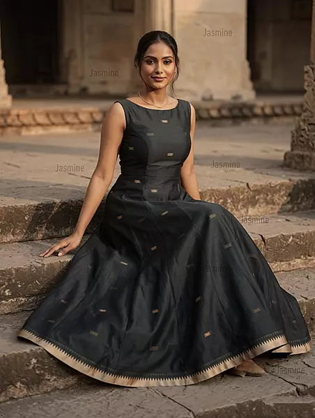 Chandrika - చంద్రిక ( Narayanpet Cotton Gown material )