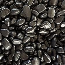 Polished Black Pebbles