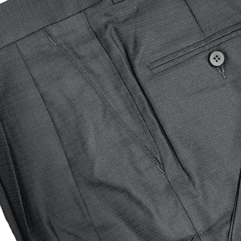 BLACK SELF DESIGN PANT