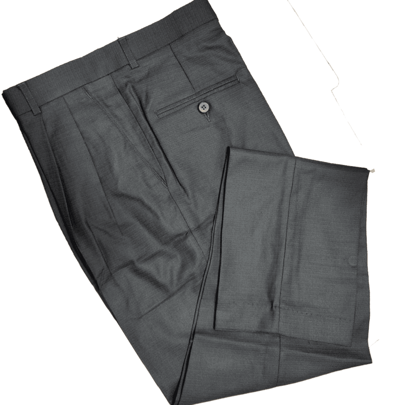 BLACK SELF DESIGN PANT