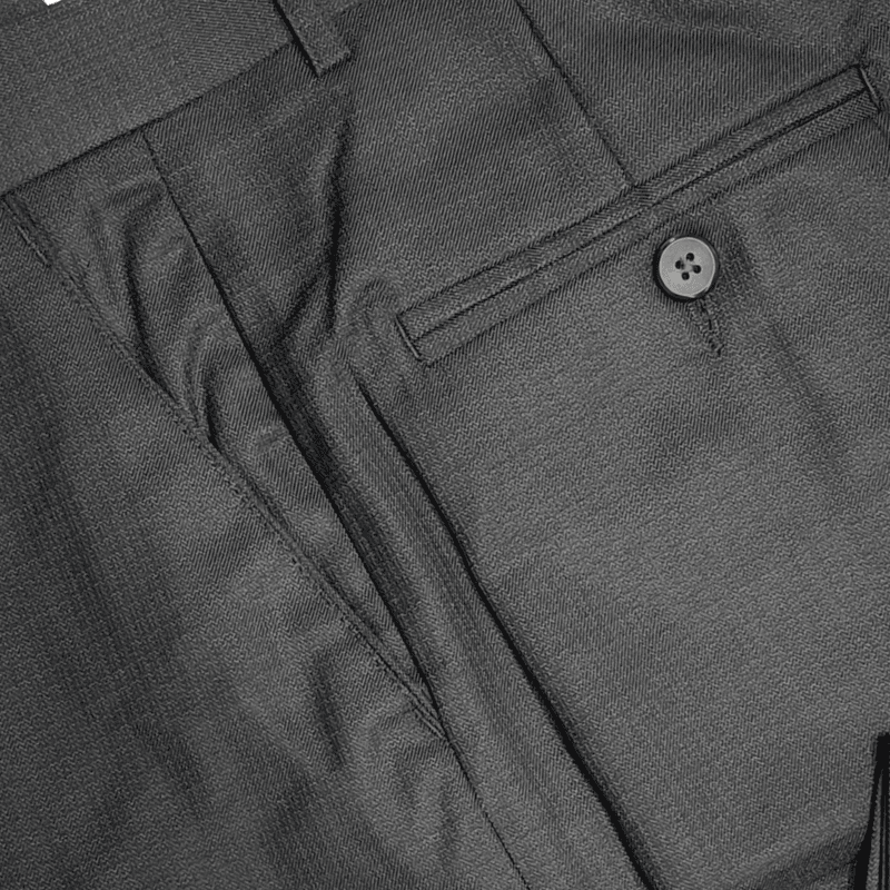 BLACK SELF DESIGN PANT