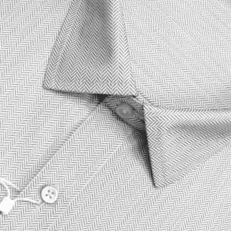 BLACK SELF DESIGN SHIRT