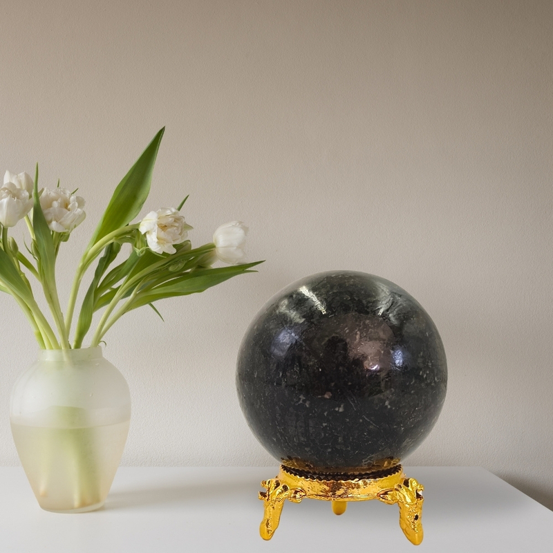 Black Tourmaline Sphere