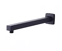 Matt Black Shower Arm 18 Inch