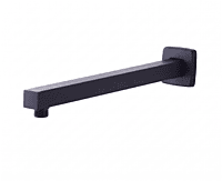 Matt Black Shower Arm 18 Inch