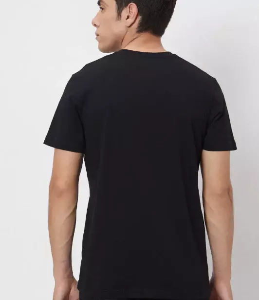 Black round neck T-shirt - Test Product
