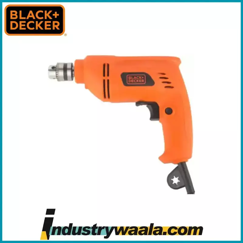 Black+Decker BD65RD-IN Pistol Grip Drill (6.5 mm Chuck Size)