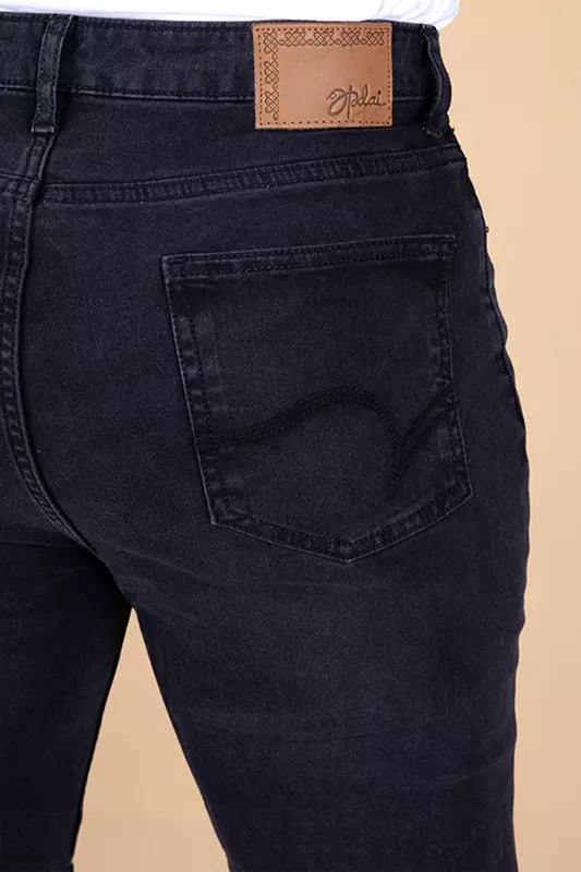 Women's Bootcut Denim Pant - Grey