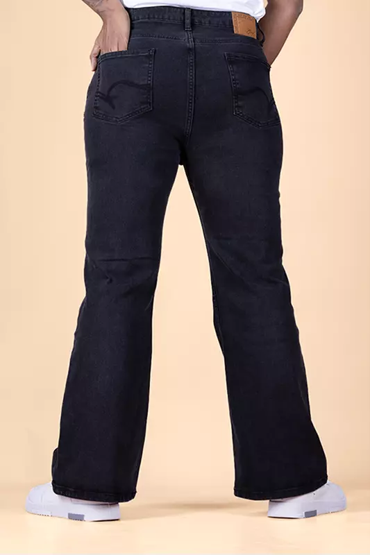 Women's Bootcut Denim Pant - Grey