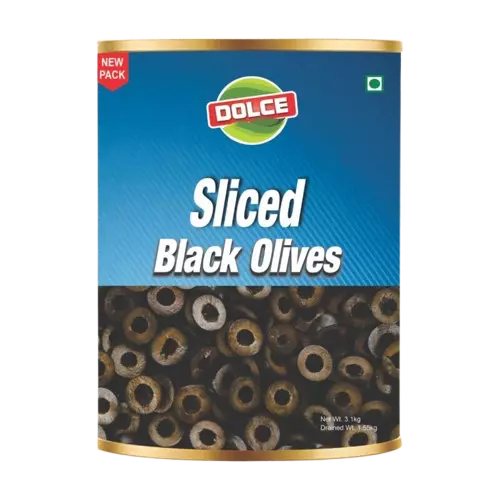 Dolce - Black Olive Slice 3 Kg