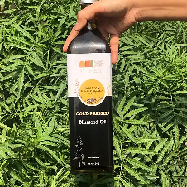 Black Mustard Oil 1 Ltr - Khhet
