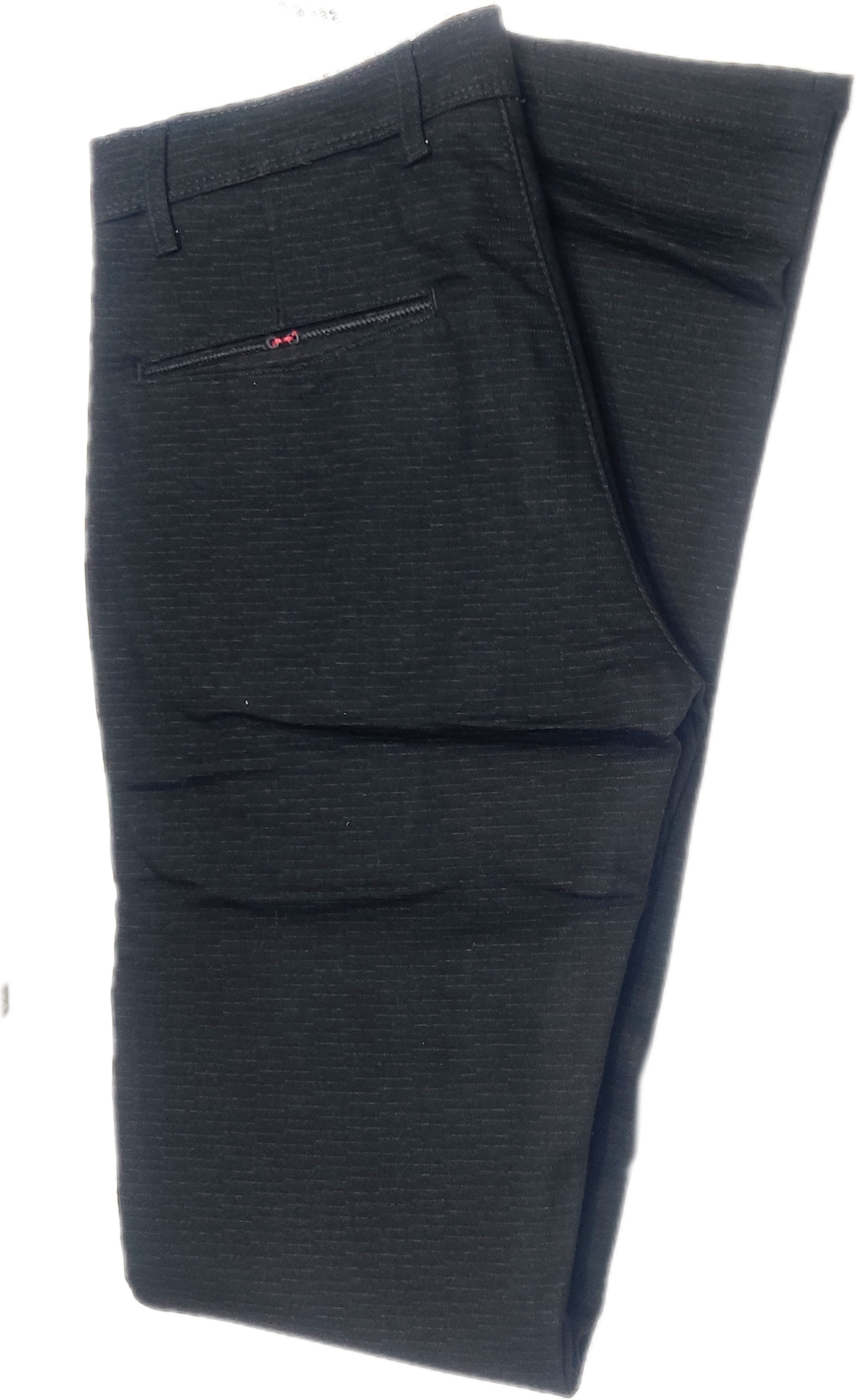 Black Self Design Pant