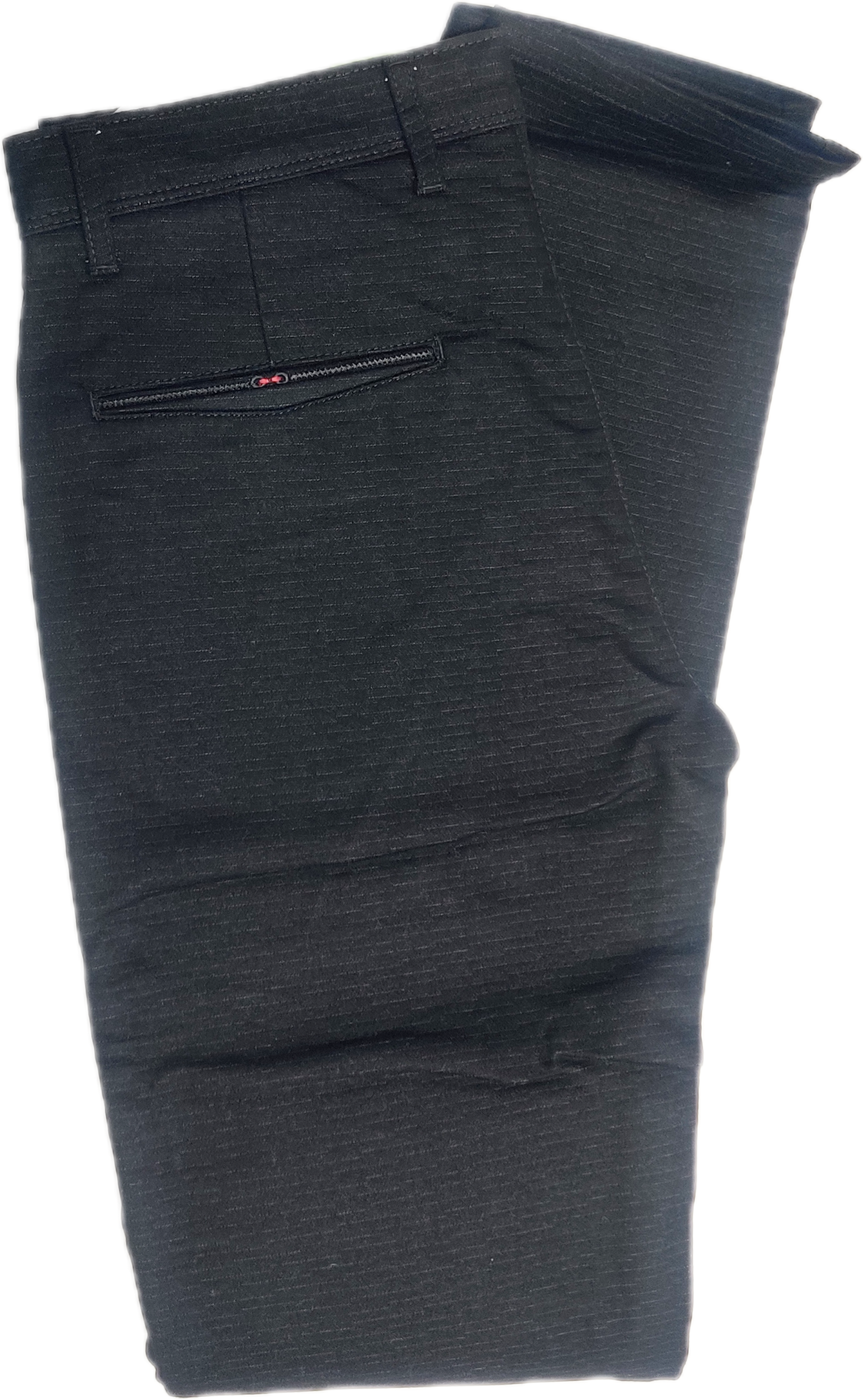Black Self Design Pant
